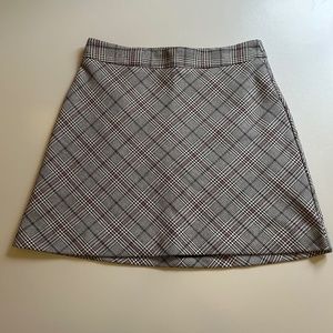 Plaid Express Mini Skirt